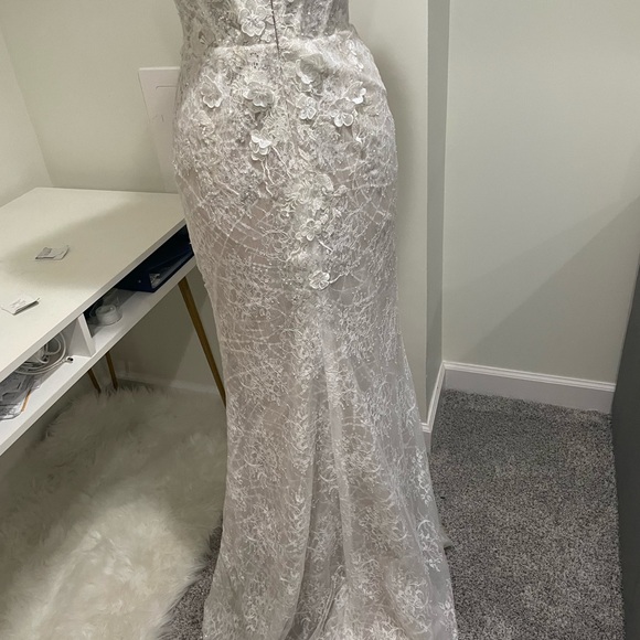 Galina Signature Wedding Prom Dress Sz 6! - Picture 8 of 9